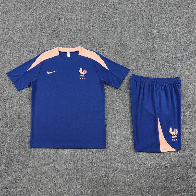 2025 France Short Sleeve Training Suit