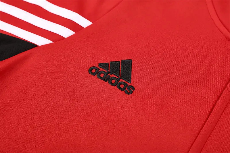 03-04 AC Milan Red Retro Training Suit - Top Only