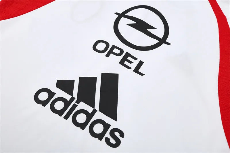 03-04 AC Milan White Retro Training Suit - Top Only