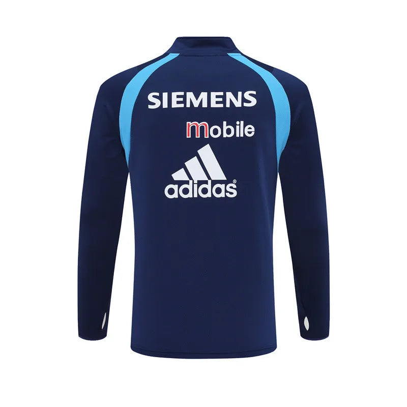 03-04 Real Madrid Retro Training Suit - Top Only