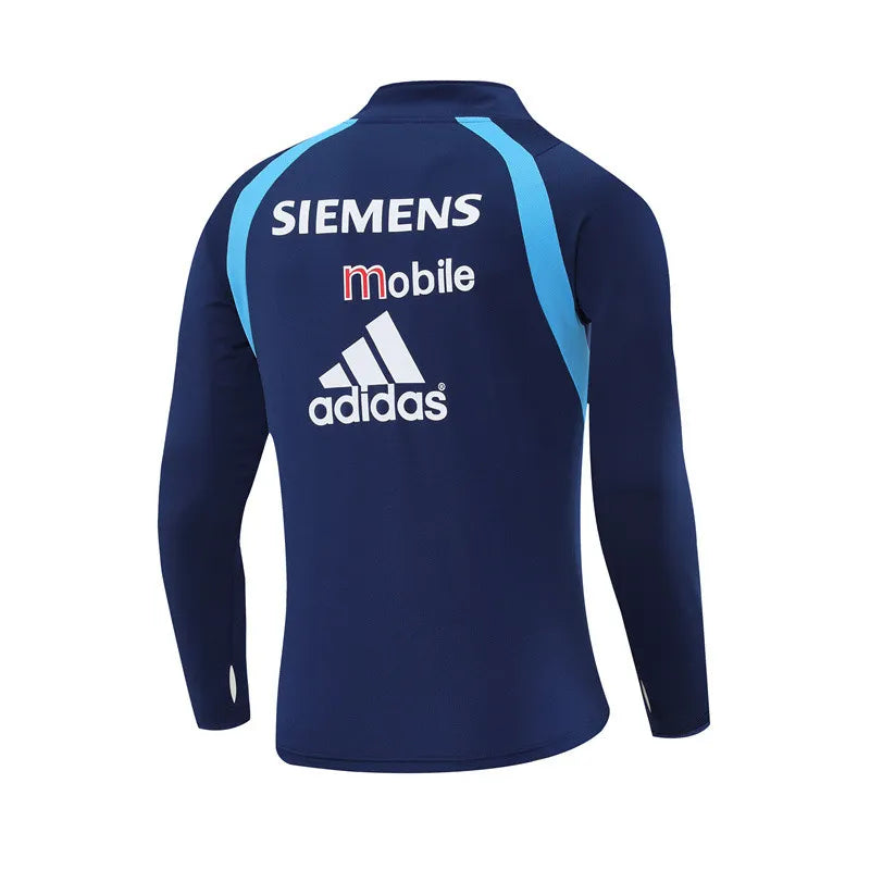 03-04 Real Madrid Retro Training Suit - Top Only