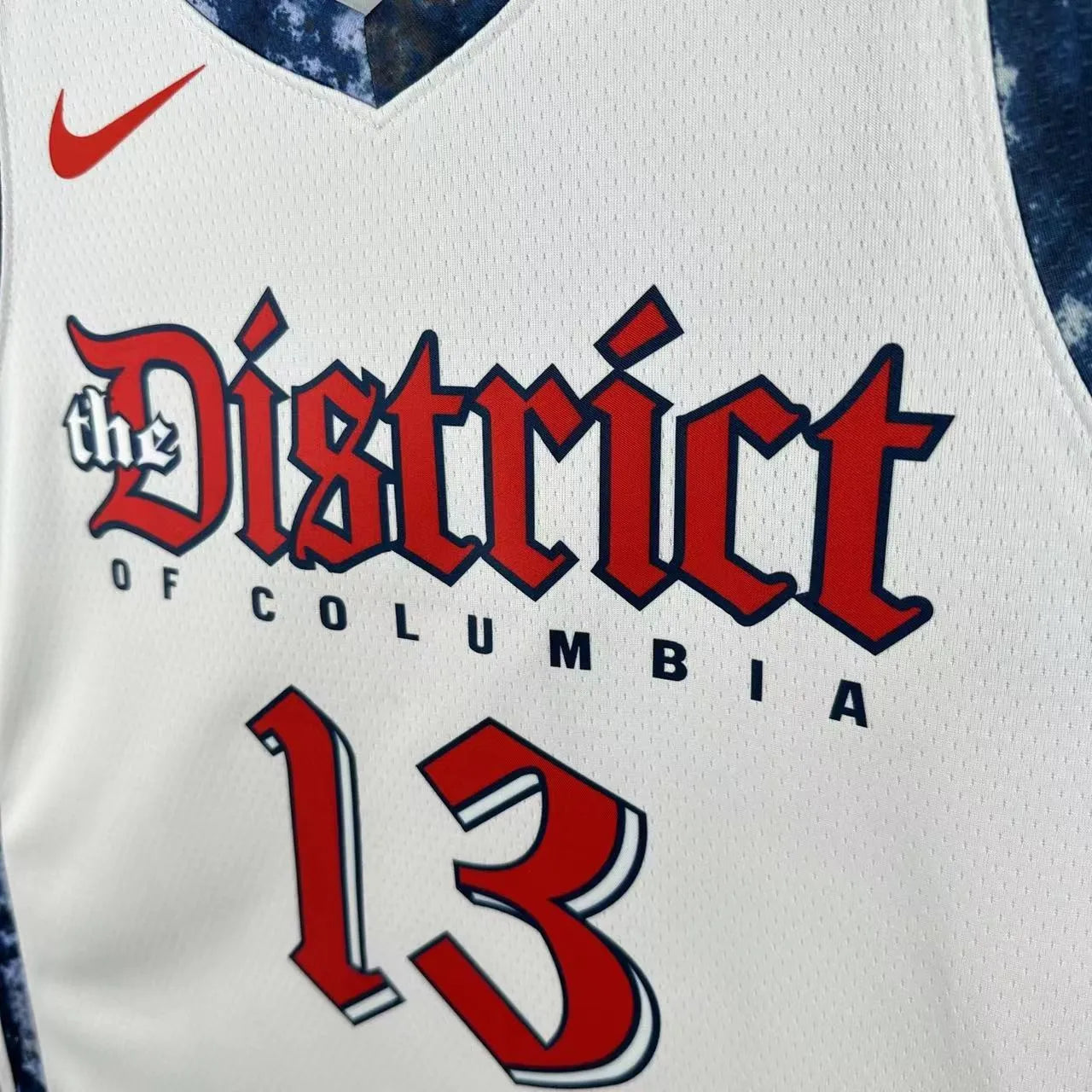 Poole#13 Washington Wizards 2025 NBA White Kit