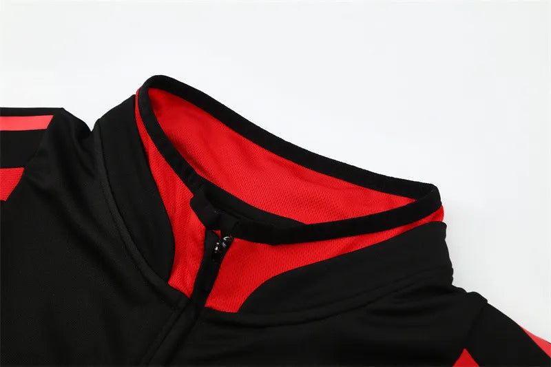 04-05 AC Milan Black Retro Training Suit - Top Only
