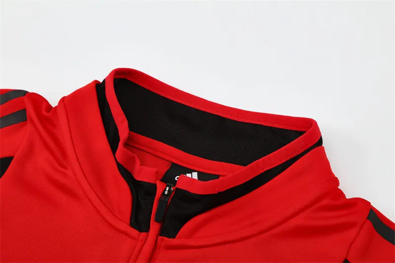 04-05 AC Milan Red Retro Training Suit - Top Only