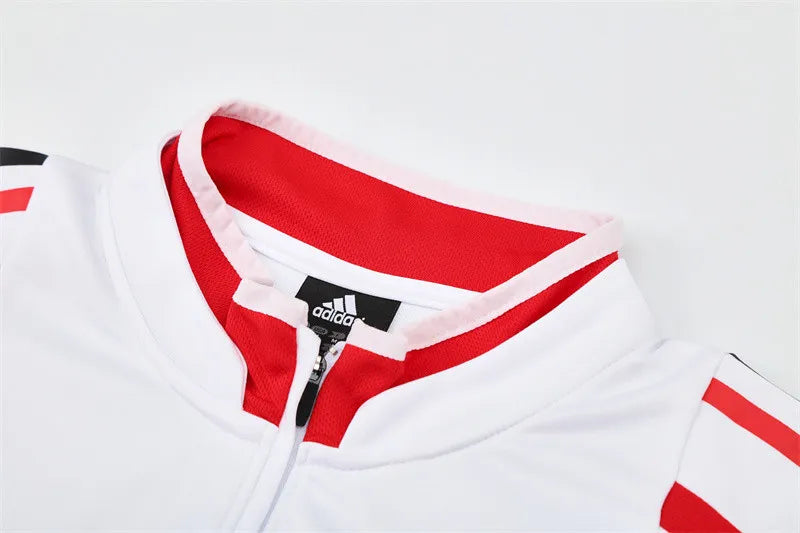 04-05 AC Milan White Retro Training Suit - Top Only