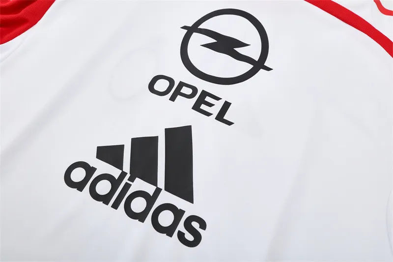 04-05 AC Milan White Retro Training Suit - Top Only