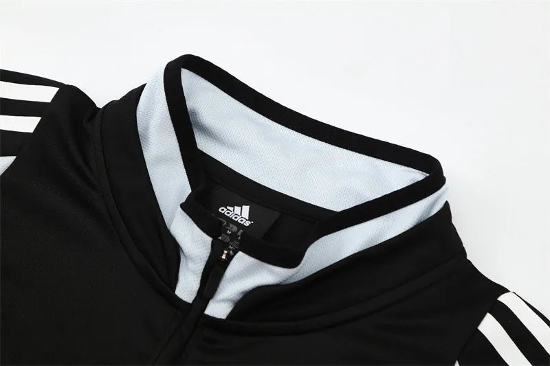 04-05 Real Madrid Black Retro Training Suit - Top Only