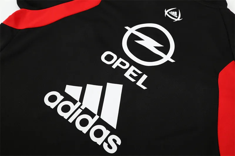 05-06 AC Milan Black Retro Training Suit - Top Only