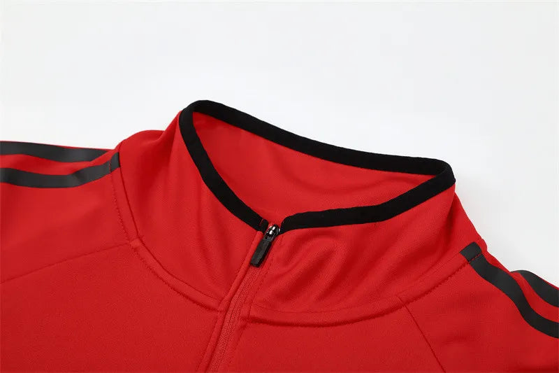 05-06 AC Milan Red Retro Training Suit - Top Only