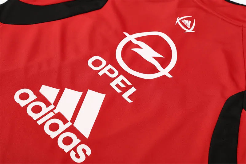 05-06 AC Milan Red Retro Training Suit - Top Only