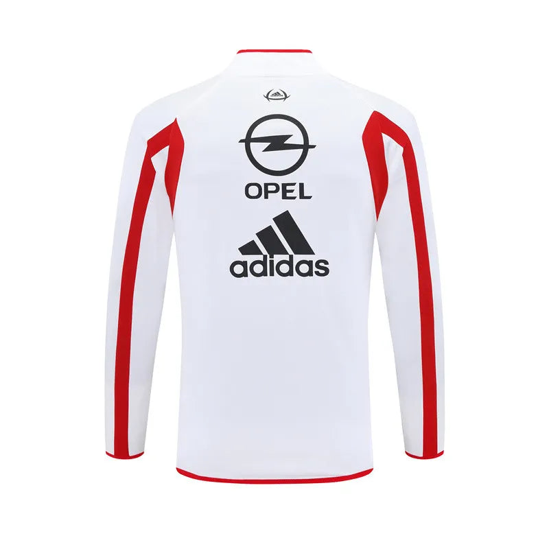05-06 AC Milan White Retro Training Suit - Top Only