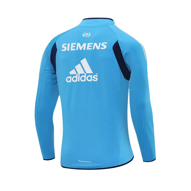05-06 Real Madrid Blue Retro Training Suit - Top Only