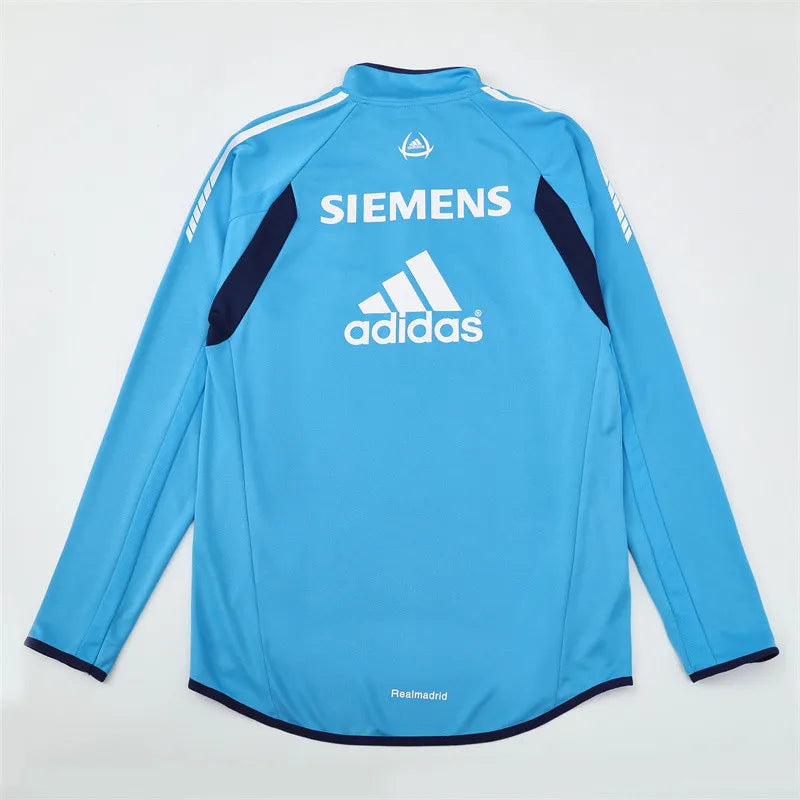 05-06 Real Madrid Blue Retro Training Suit - Top Only