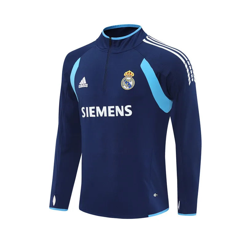 05-06 Real Madrid Retro Training Suit - Top Only