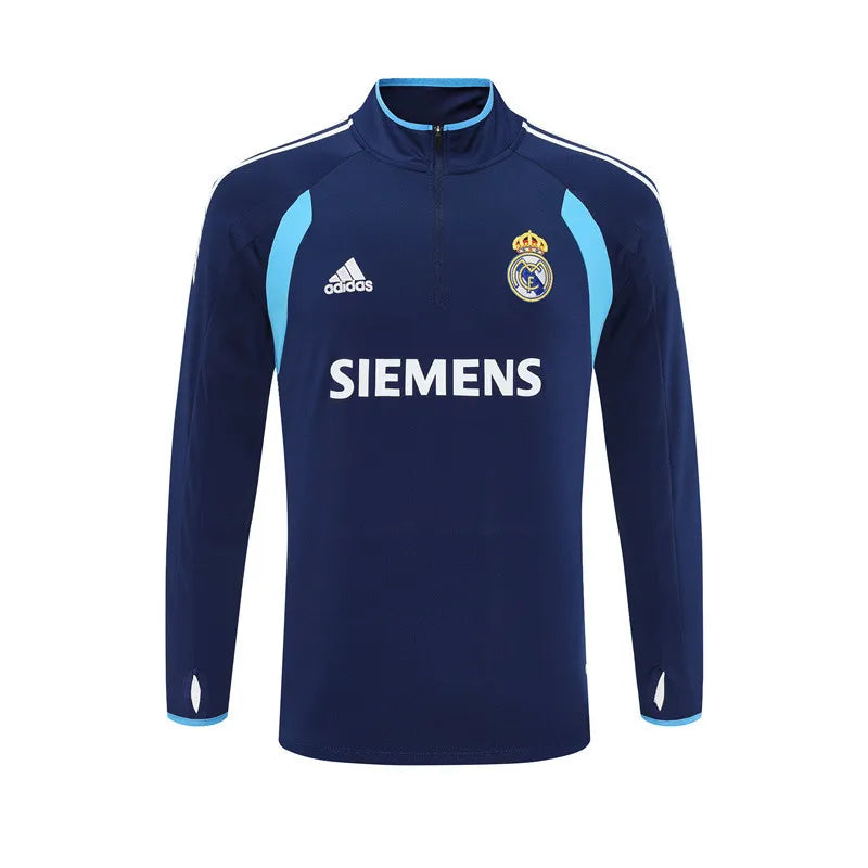 05-06 Real Madrid Retro Training Suit - Top Only
