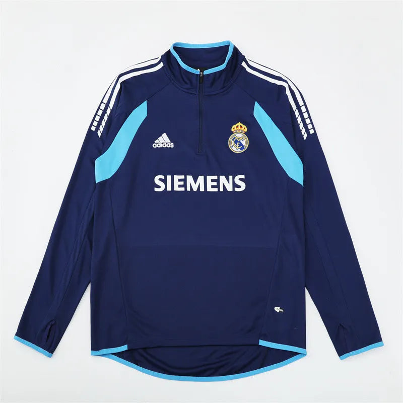 05-06 Real Madrid Retro Training Suit - Top Only