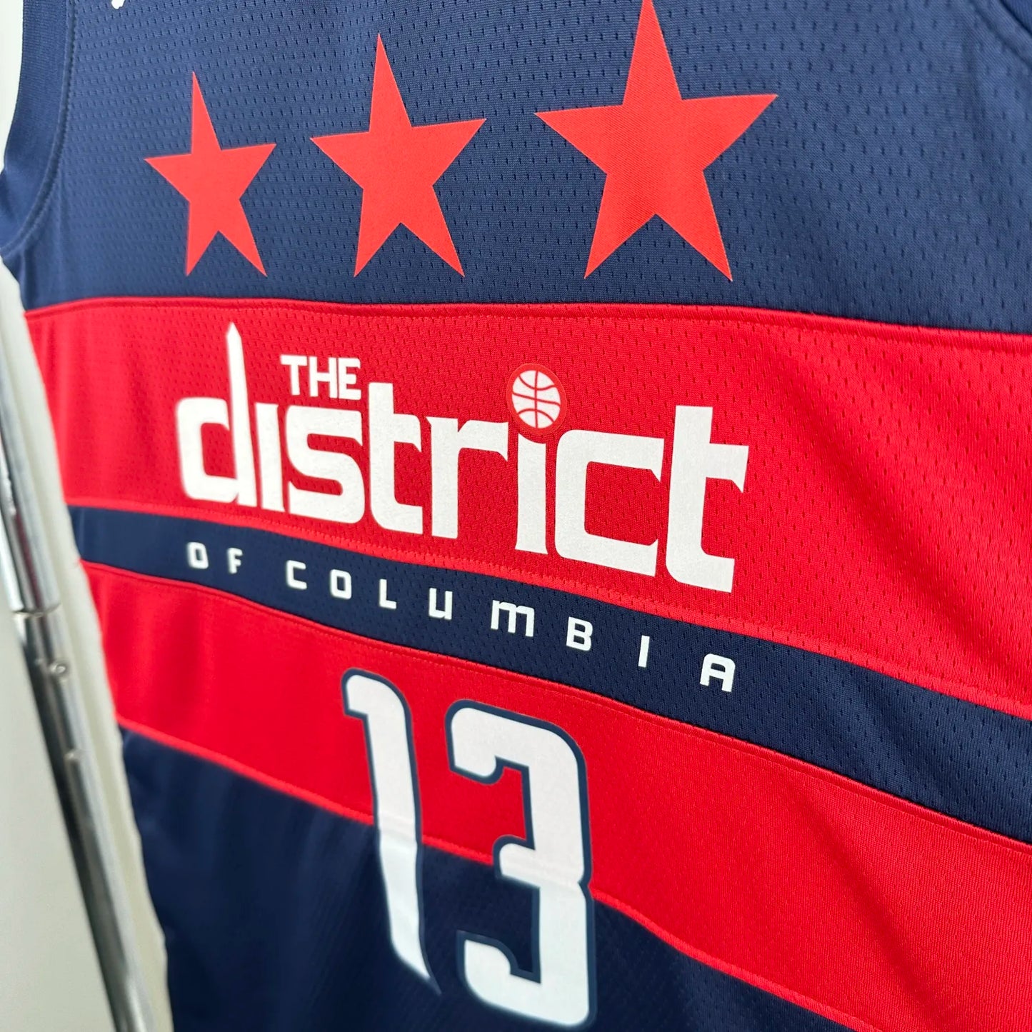 Poole#13 Washington Wizards 2025 NBA Blue Kit