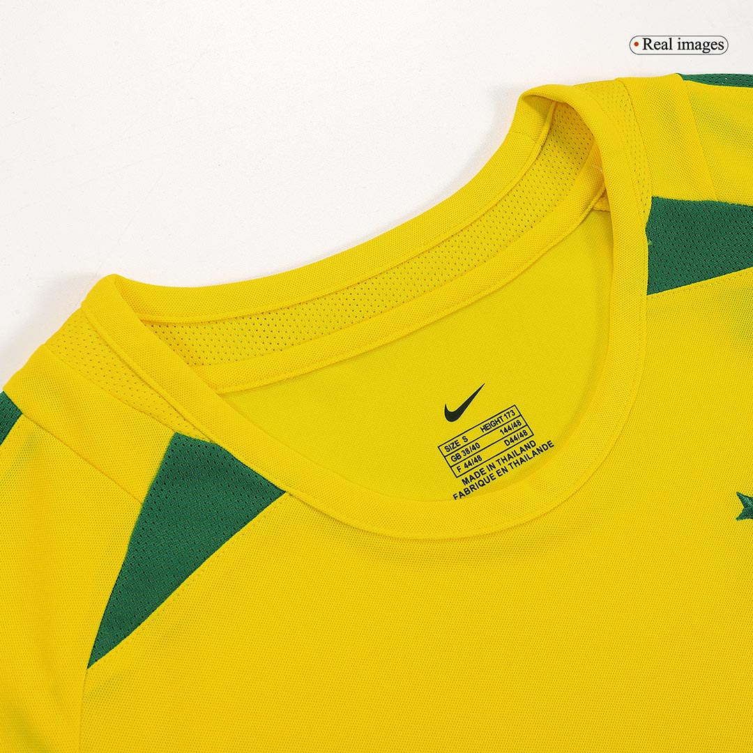 Brazil RONALDINHO #11 Home Jersey Retro 2002/03