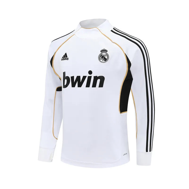 11-12 Real Madrid Retro Training Suit - Top Only