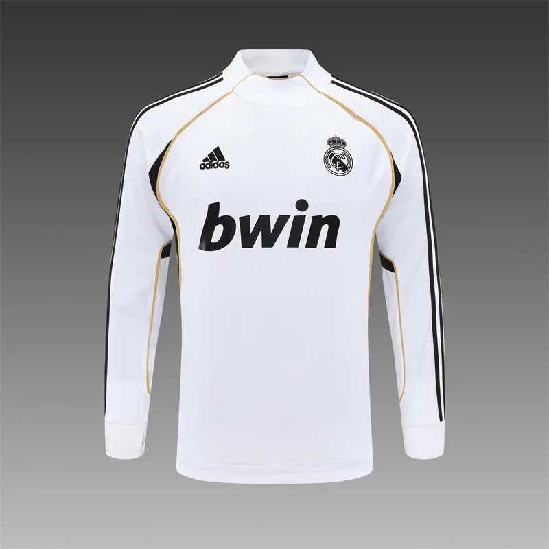 11-12 Real Madrid Retro Training Suit - Top Only