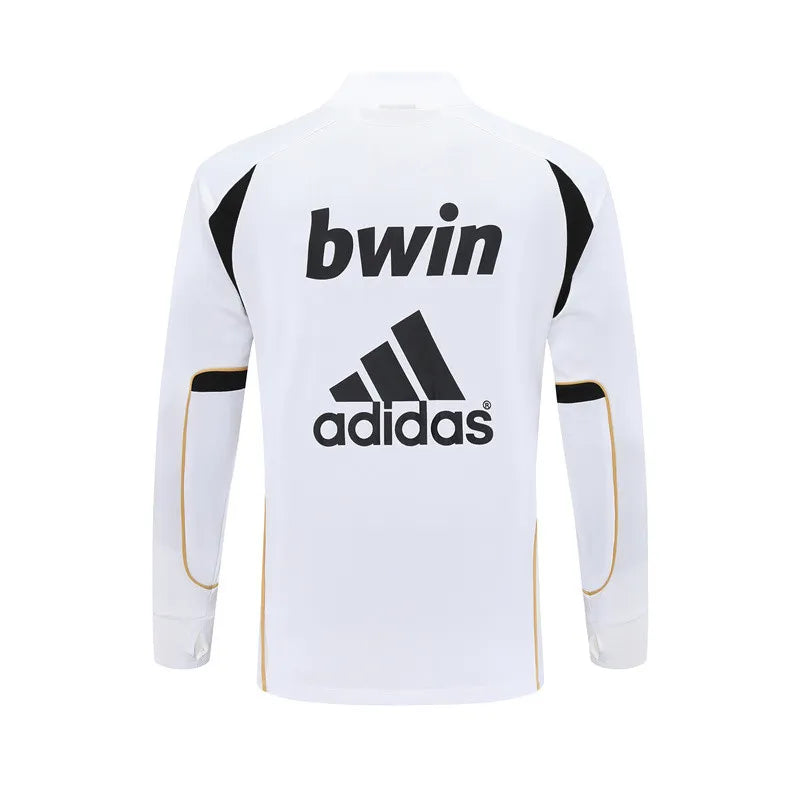 11-12 Real Madrid Retro Training Suit - Top Only