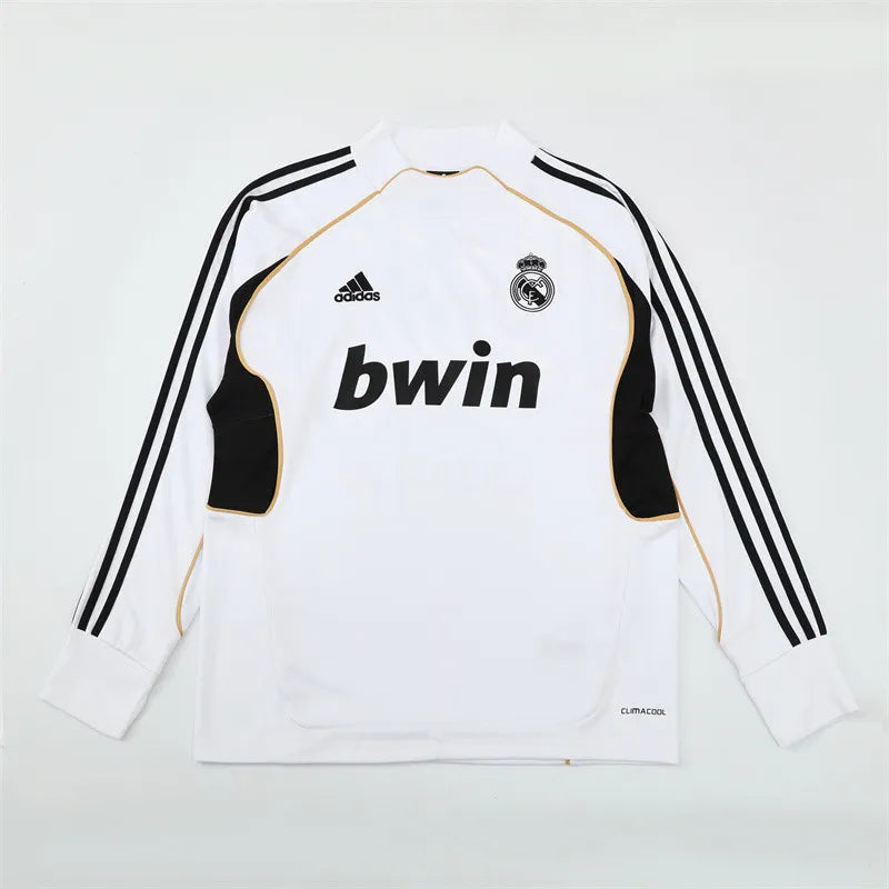 11-12 Real Madrid Retro Training Suit - Top Only