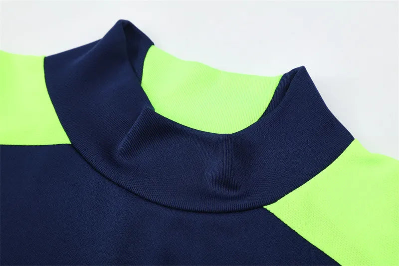 12-13 Real Madrid Blue Retro Training Suit - Top Only