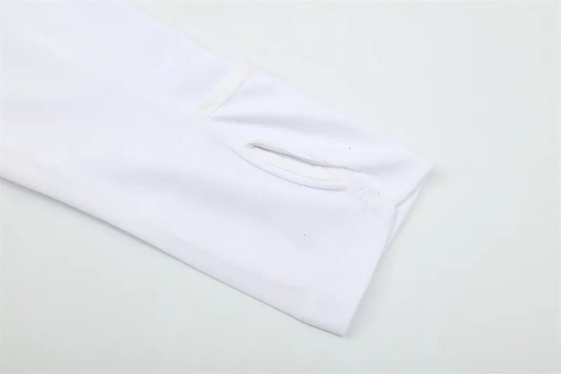 16-17 Real Madrid White Retro Training Suit - Top Only