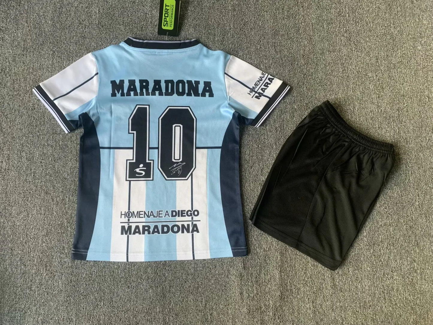Argentina 10# Maradona Retirement Commemorative Edition Kid Kit