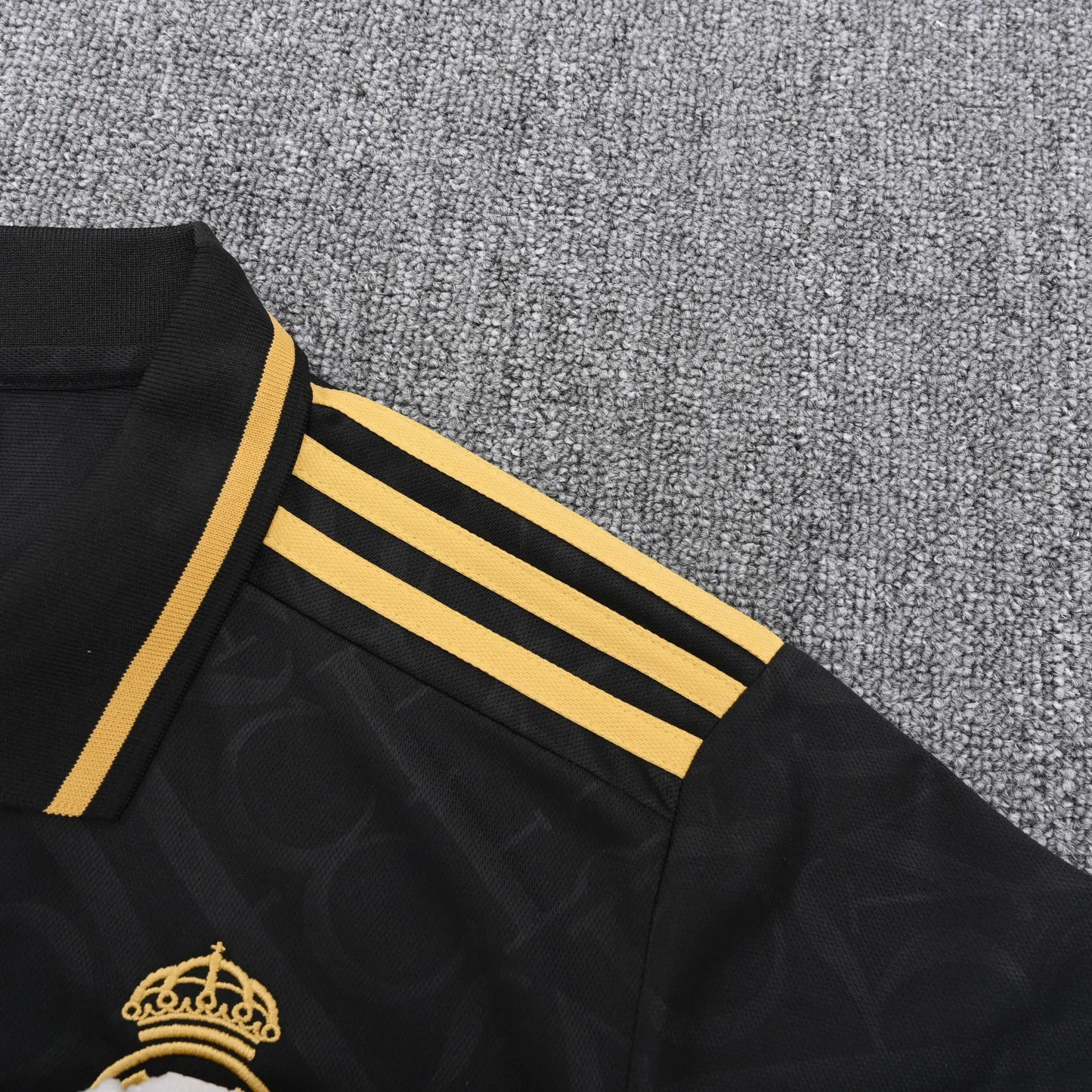 Real Madrid Black Polo Kit 25-26
