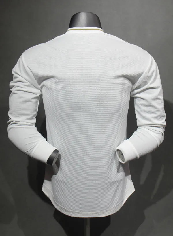 Real Madrid Home Long Sleeve Kit Retro 19-20
