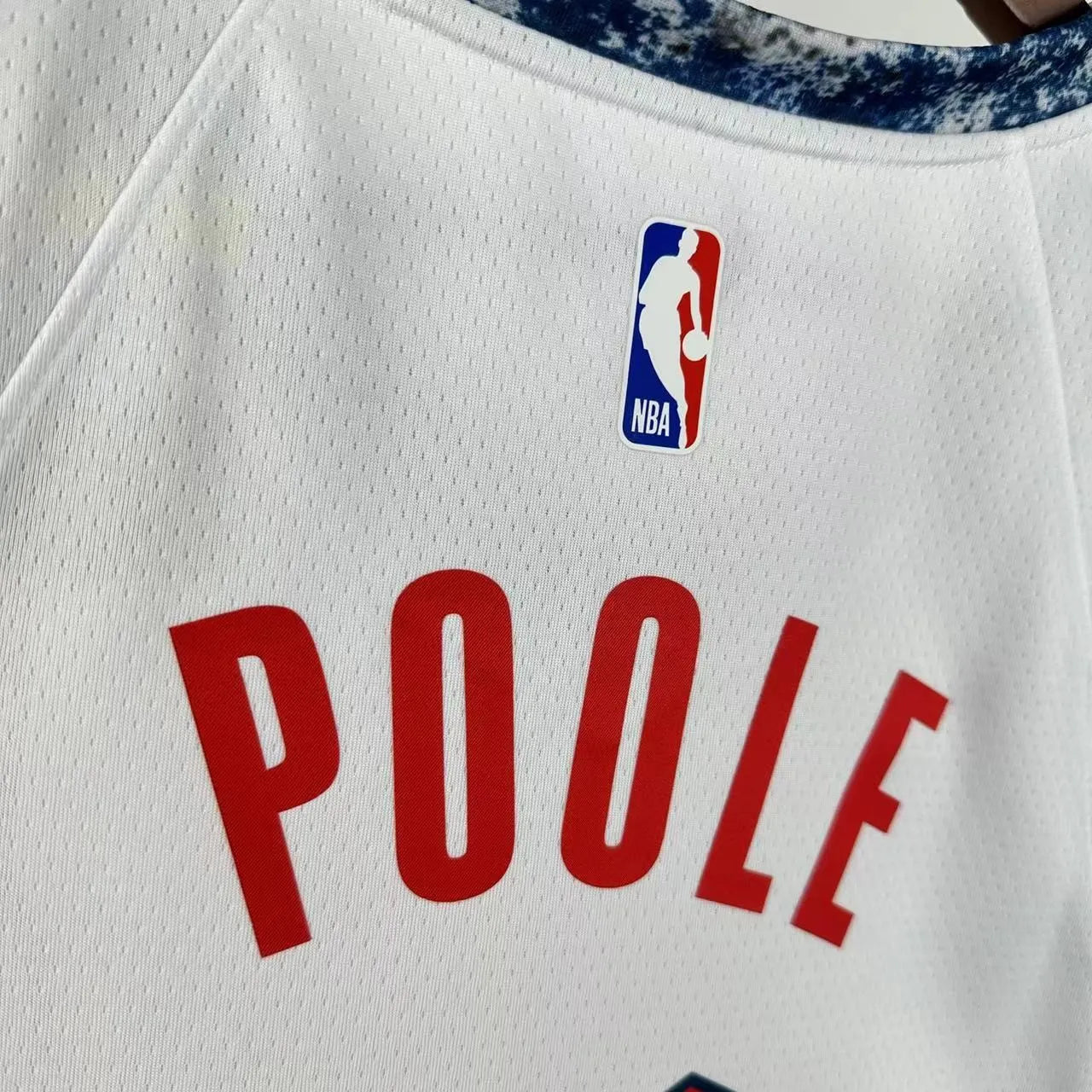 Poole#13 Washington Wizards 2025 NBA White Kit