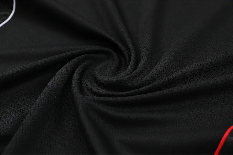 25-26 AX Black Short Sleeve Training Suit