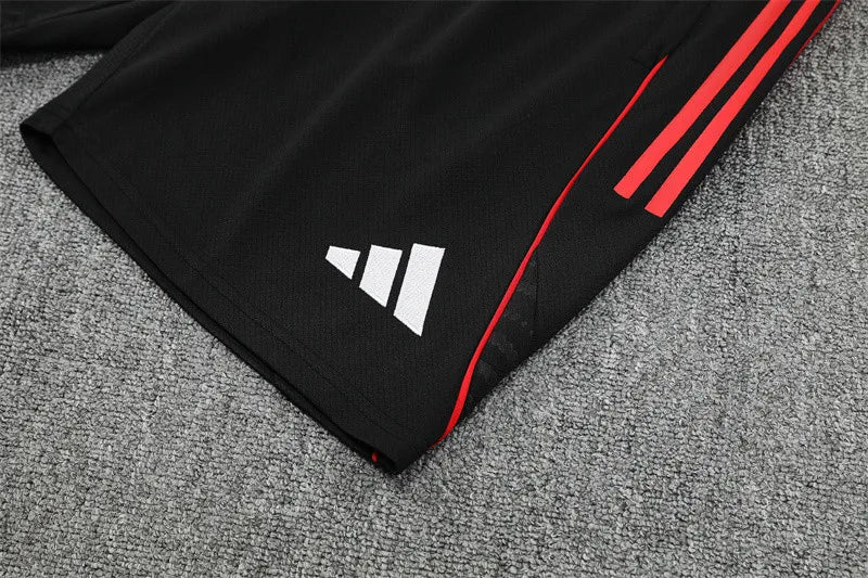 25-26 AX Black Short Sleeve Training Suit