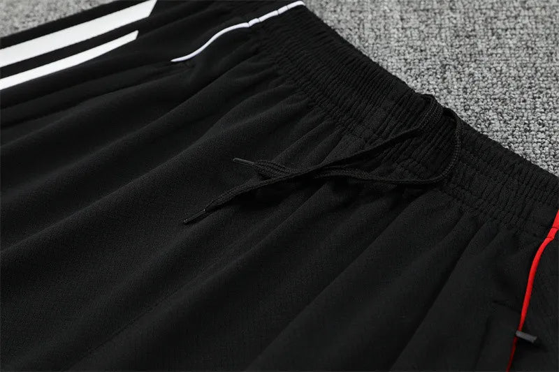 25-26 AX Black Short Sleeve Training Suit
