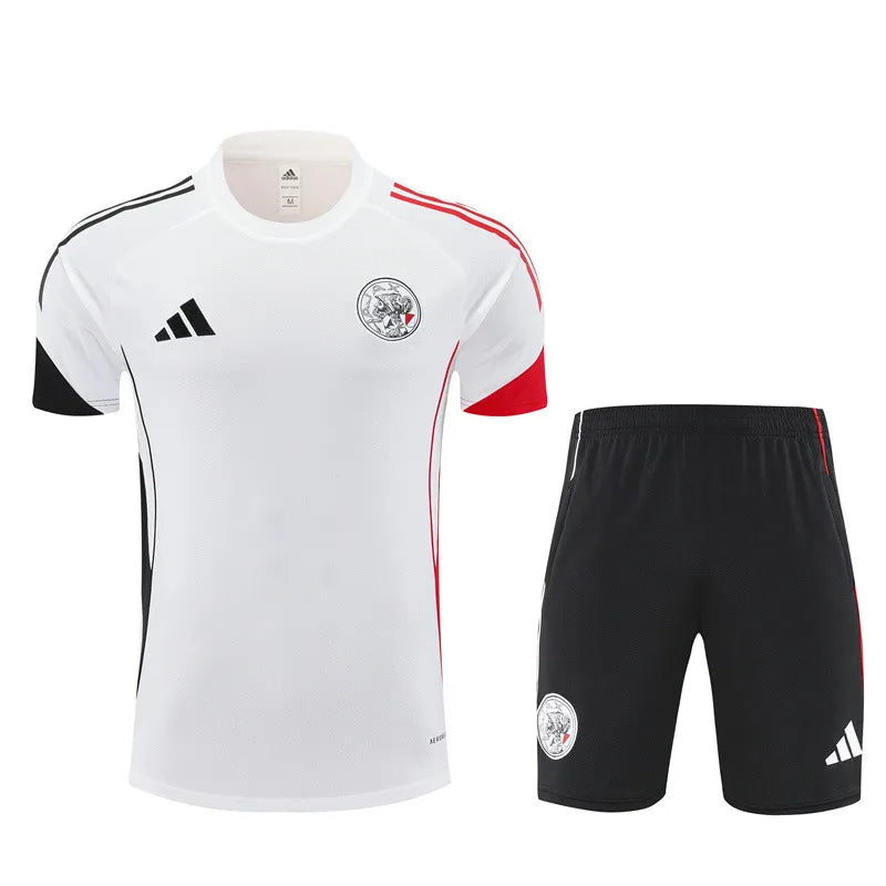 25-26 AX White Short Sleeve Training Suit