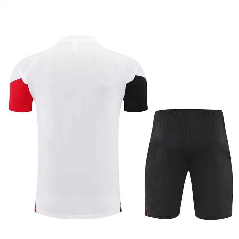 25-26 AX White Short Sleeve Training Suit