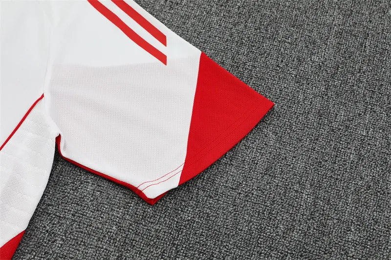 25-26 AX White Short Sleeve Training Suit