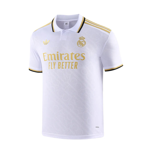 Real Madrid White Polo Kit 25-26