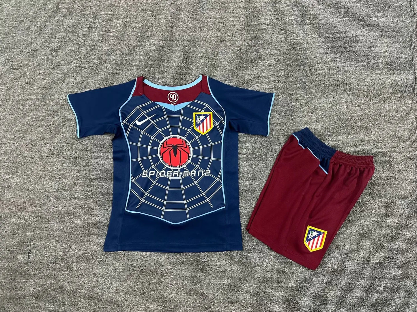 04-05 Atletico Madrid Away Kids Kit