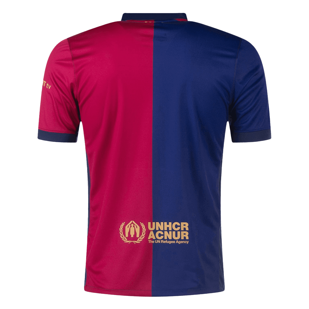Barcelona Home Jersey 2024/25-Spotify Logo Without Text