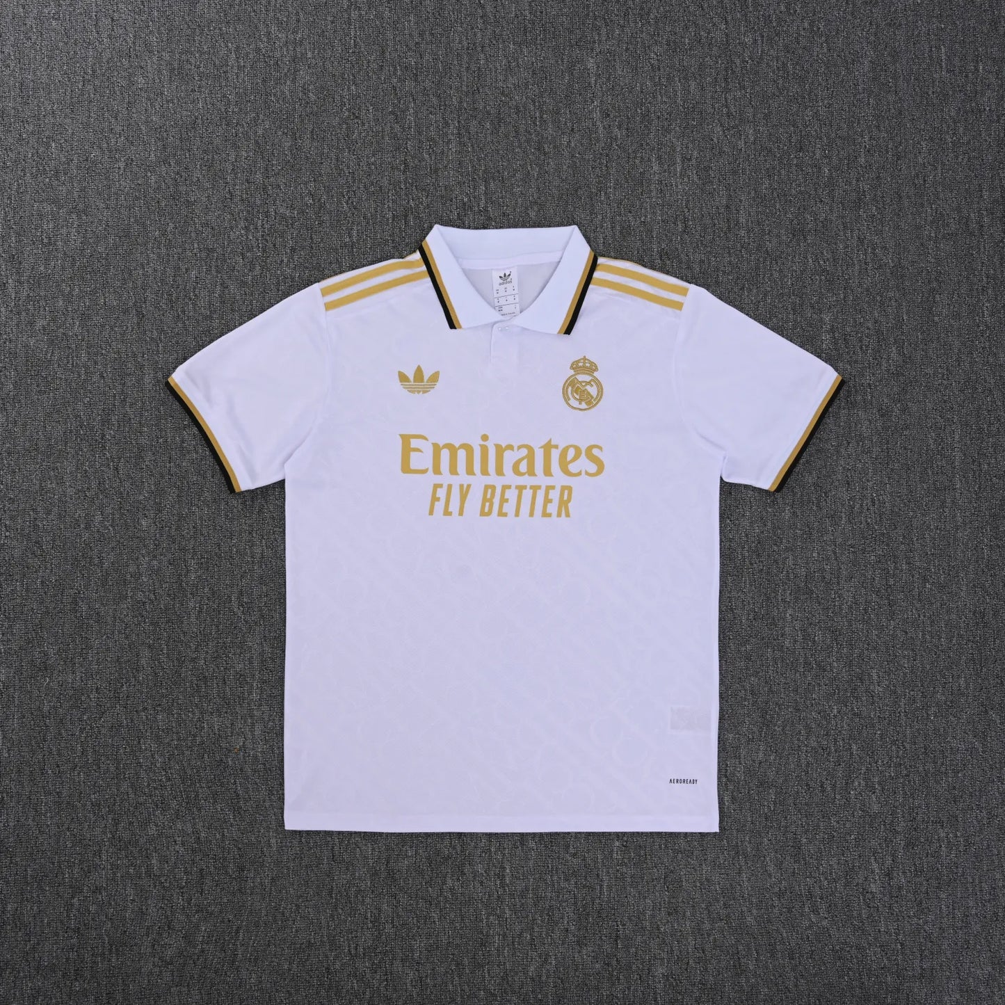 Real Madrid White Polo Kit 25-26