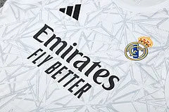 25-26 Real Madrid White Vest Training Suit