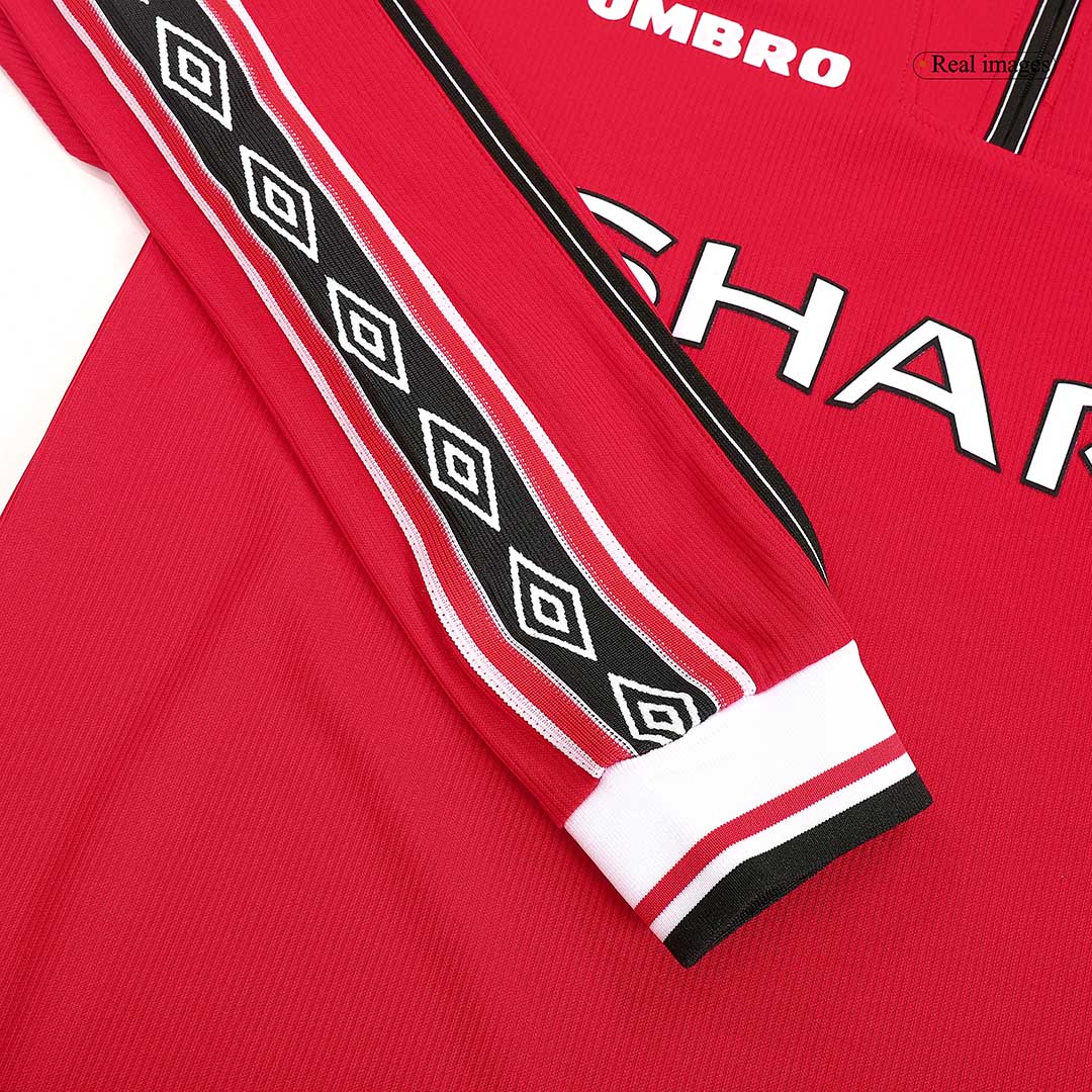 Manchester United Home Jersey Retro 1998/99 - Long Sleeve