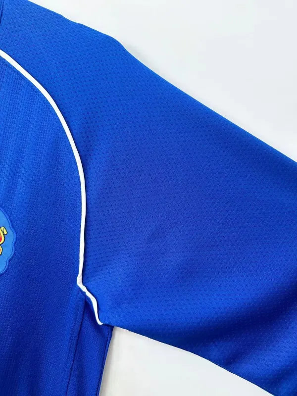 Manchester United Goalkeeper Blue Long Sleeve Kit Retro 07-08