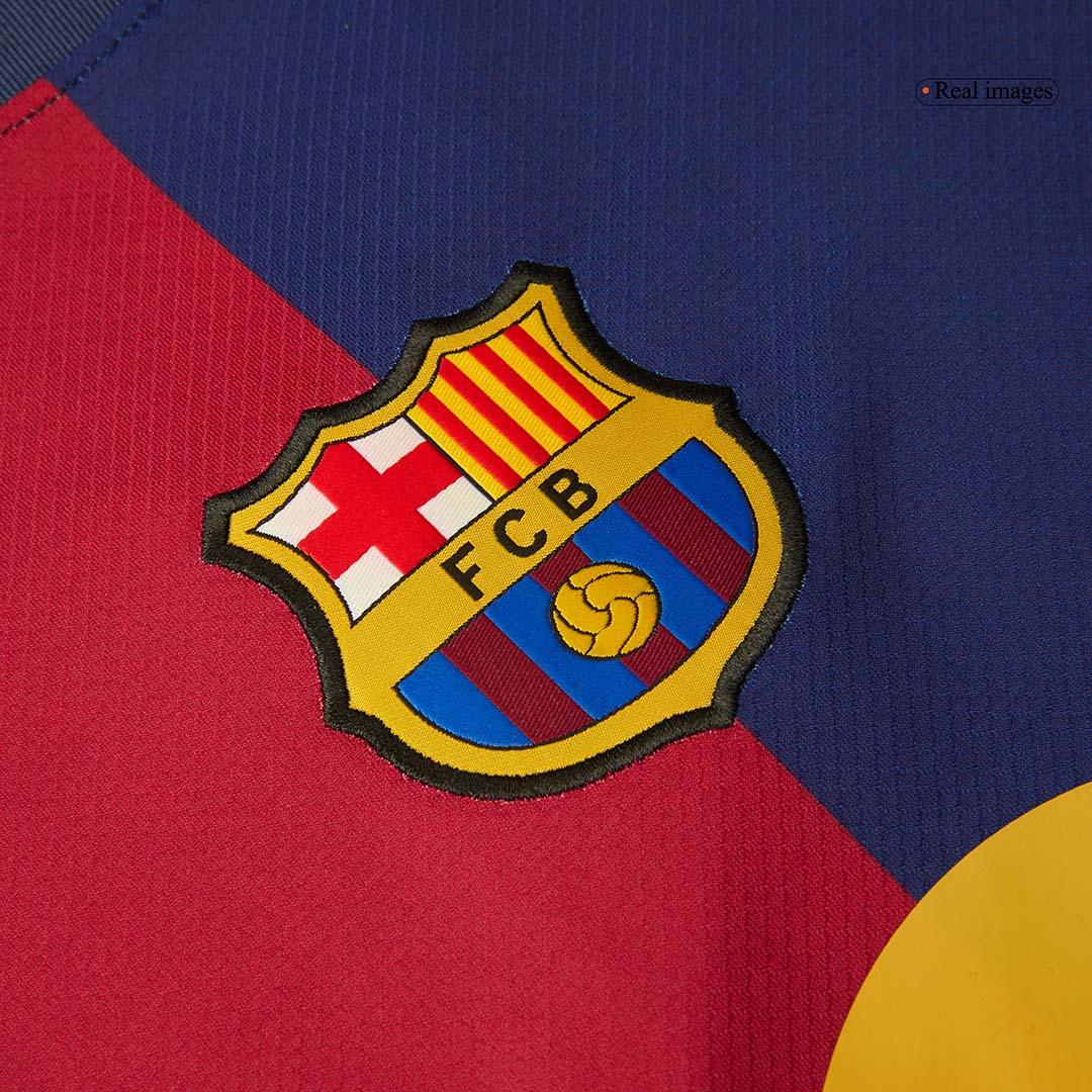 Barcelona Home Jersey 2024/25-Spotify Logo Without Text