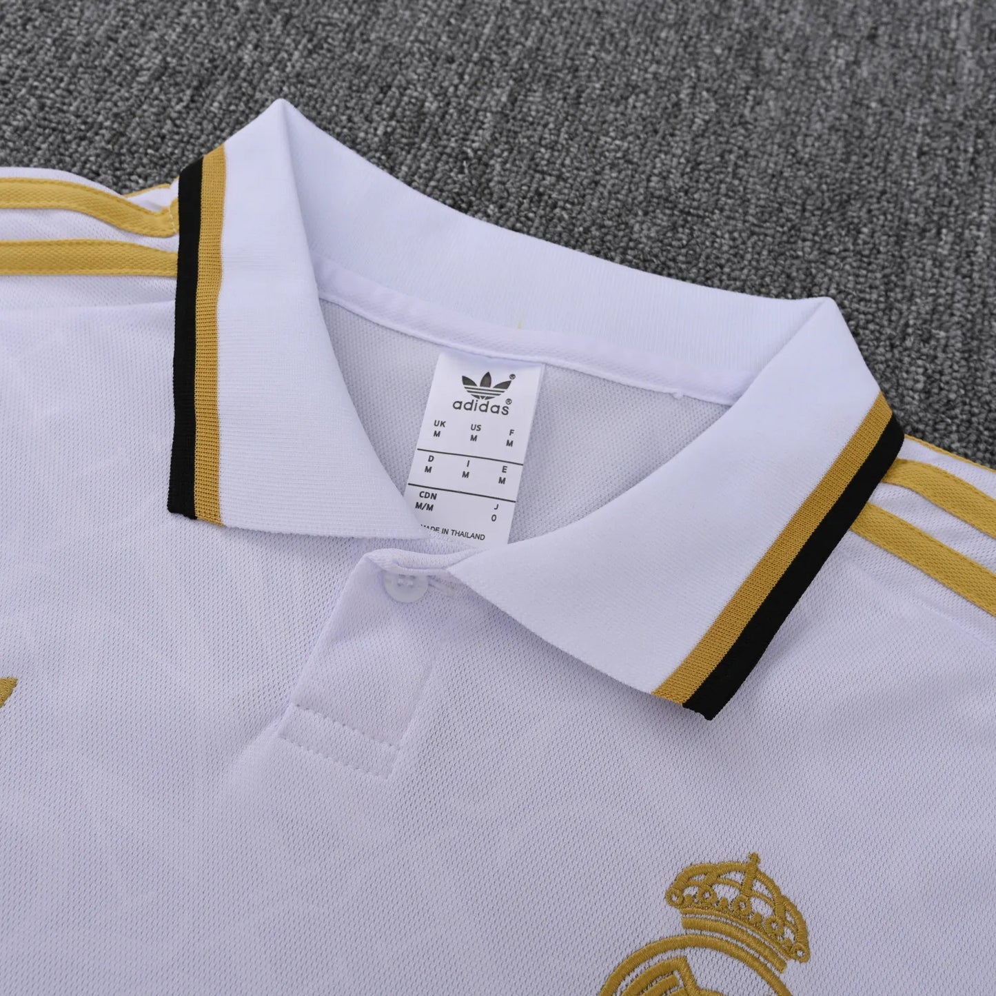 Real Madrid White Polo Kit 25-26