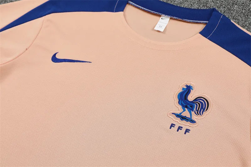 2025 France Short Sleeve Training Suit