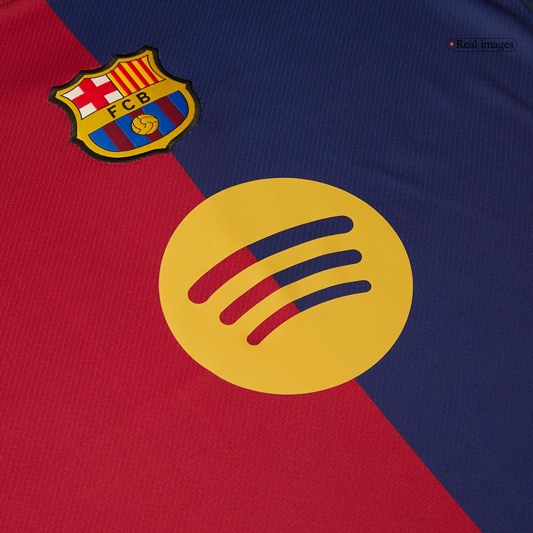 Barcelona Home Jersey 2024/25-Spotify Logo Without Text