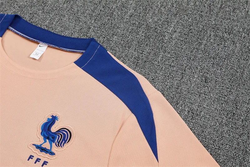 2025 France Short Sleeve Training Suit